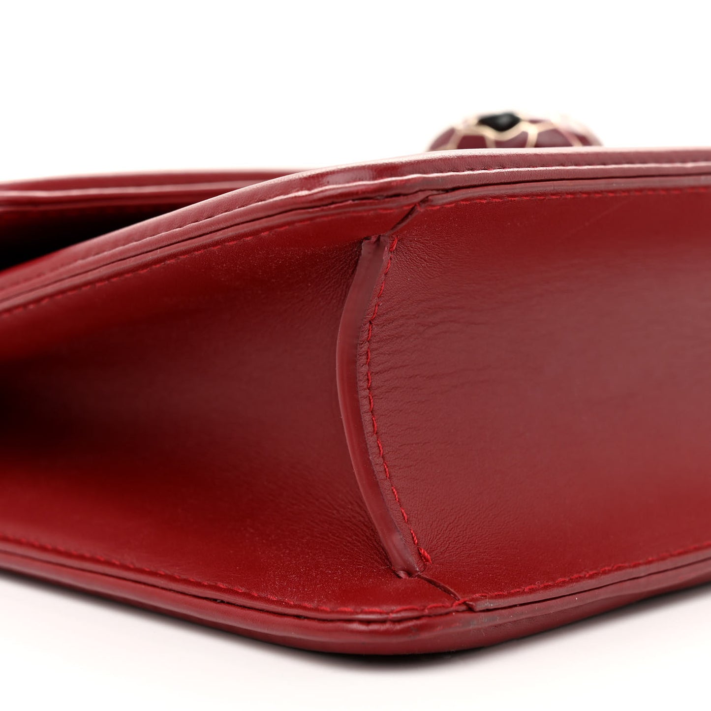Quilted Nappa Smooth Calfskin Serpenti Forever Diamond Blast Shoulder Bag Red