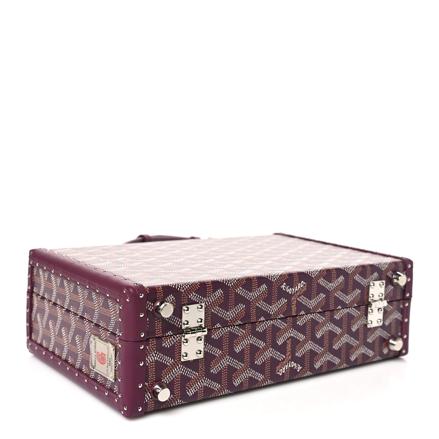 Goyardine Grand Hotel Trunk Bag Bordeaux