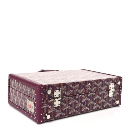 Goyard Goyardine Grand Hotel Trunk Bag Bordeaux 4 of 12