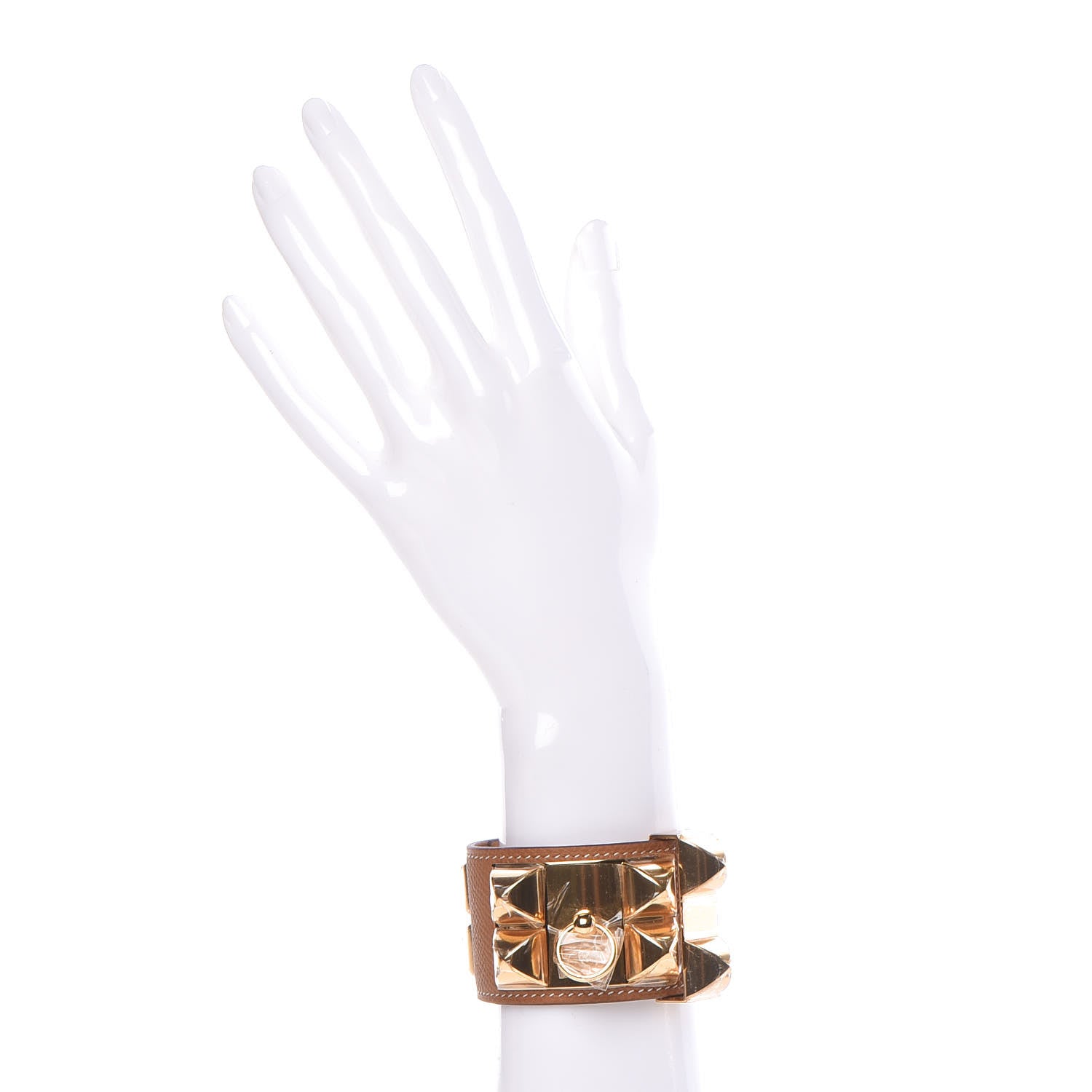 Hermes Epsom Collier de Chien CDC Bracelet T2 Gold 2 of 8