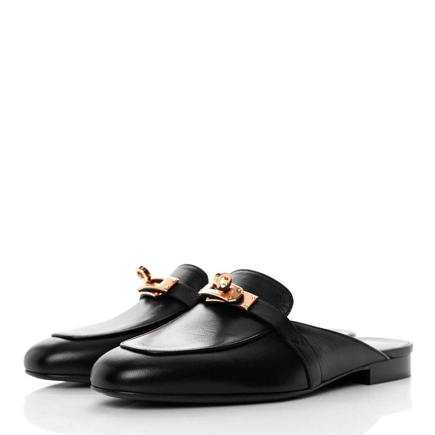 Goatskin Oz Mules 36 Black