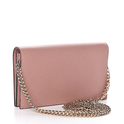 Gucci Dollar Calfskin Medium Betty Chain Wallet Soft Pink 3 of 11