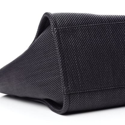 Chanel Mixed Fibers Calfskin Medium Deauville Tote Black 6 of 11