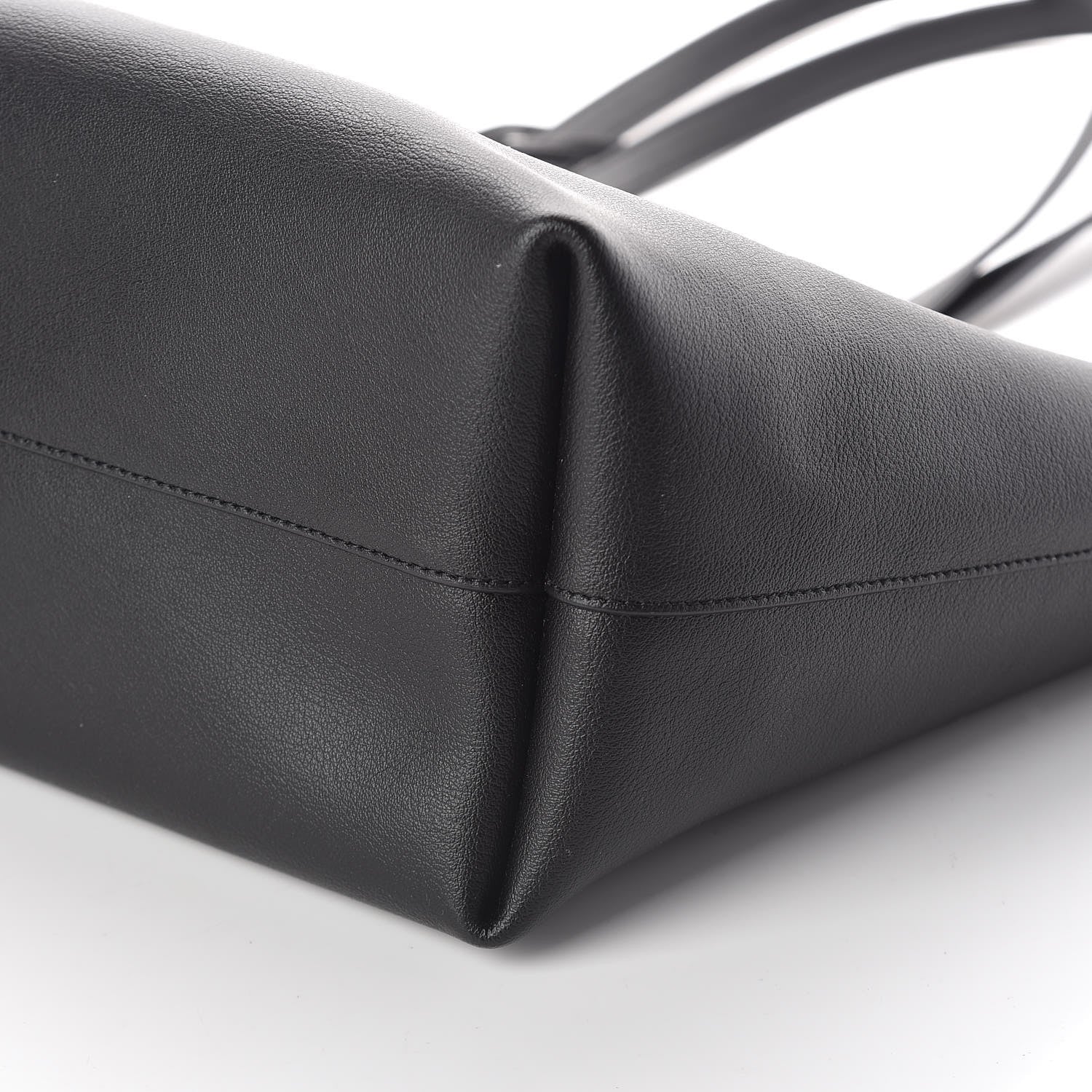 Saint Laurent Calfskin Large Shopping Tote Black 9 of 9