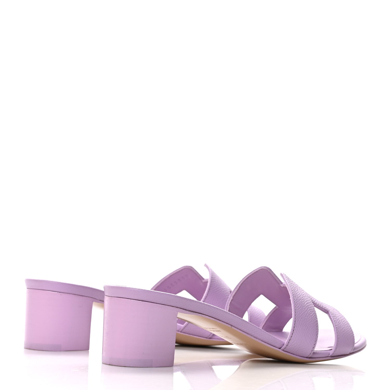 Hermes Epsom Oasis Sandals 37.5 Violet Amethyste 4 of 8