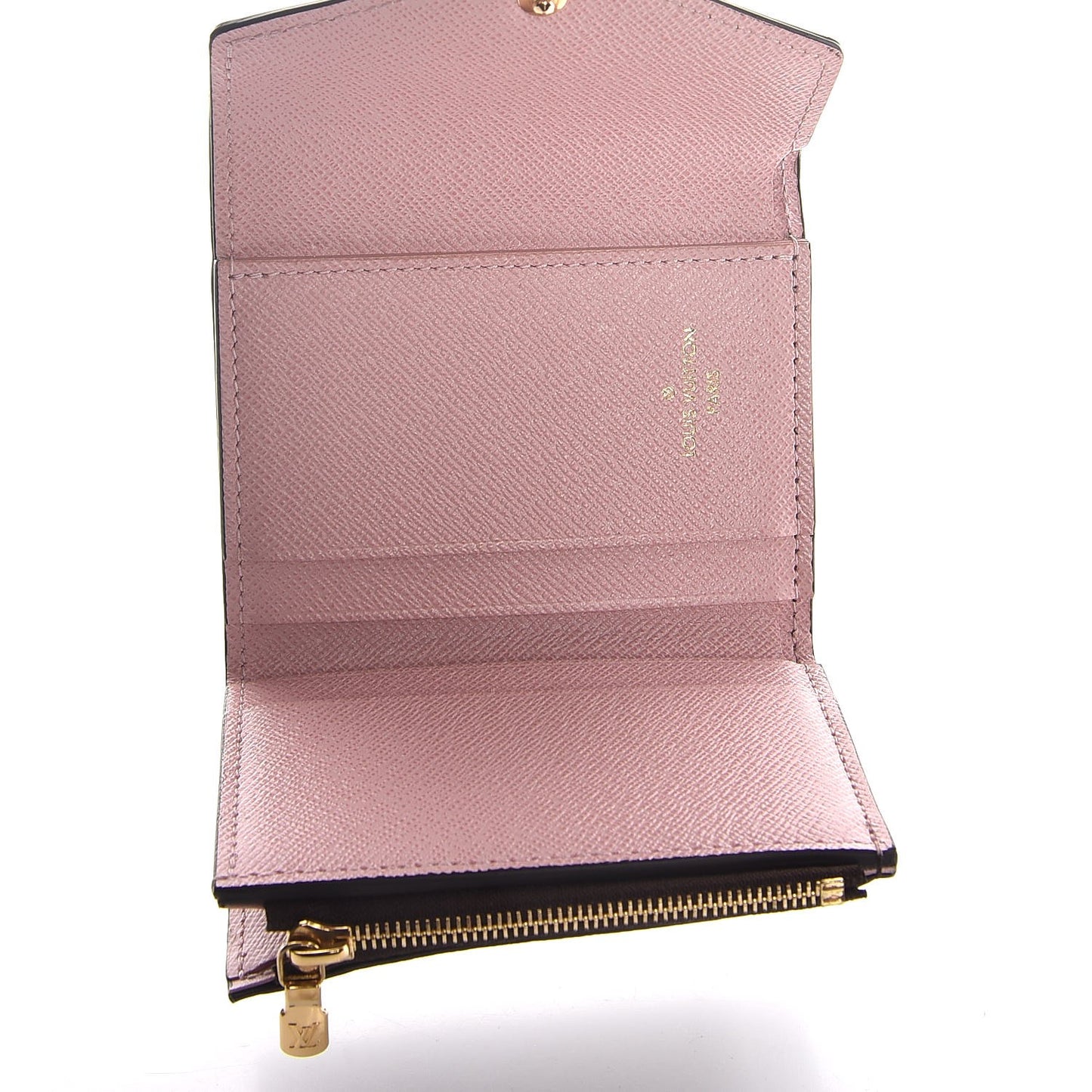 Monogram Zoe Wallet Rose Ballerine