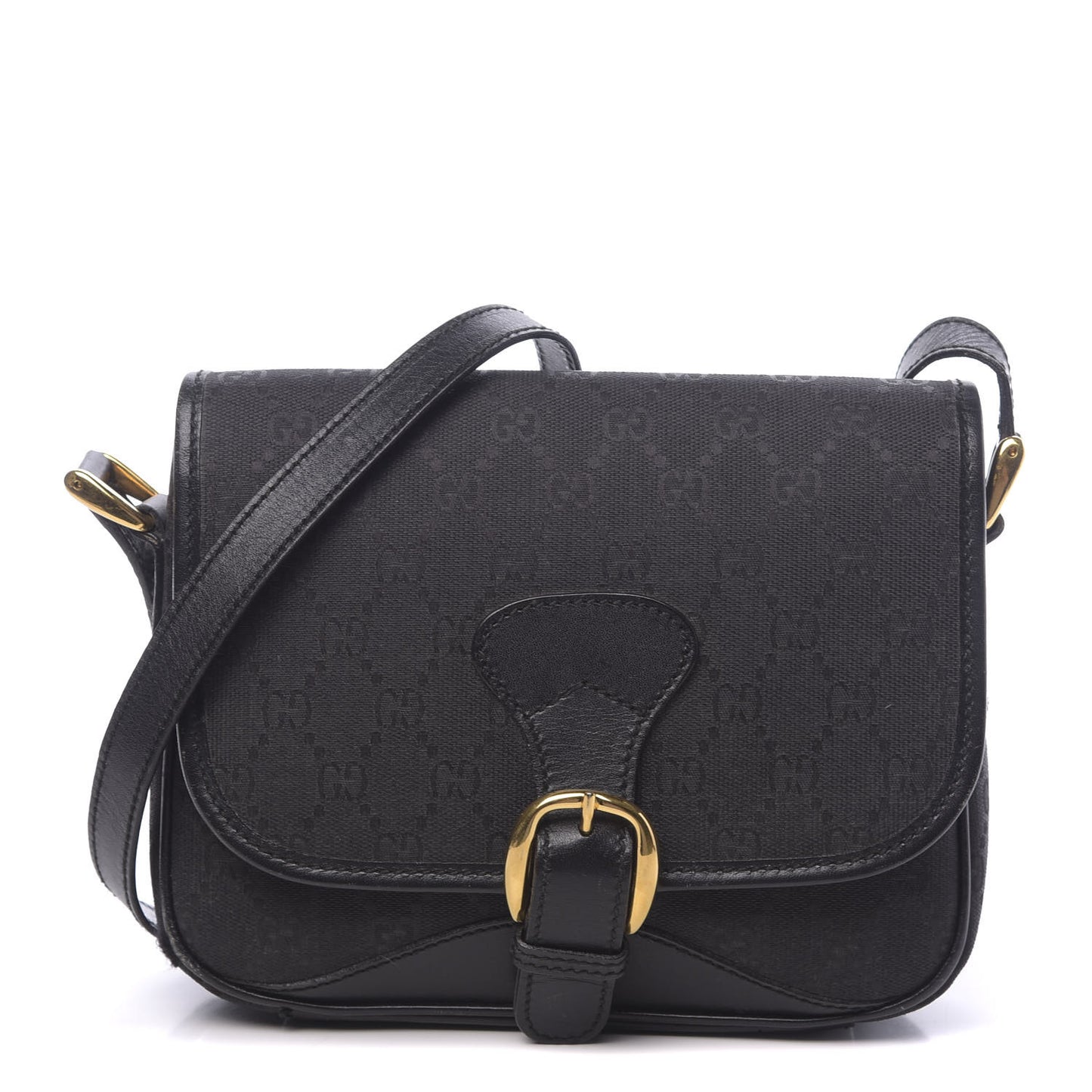 Monogram Shoulder Bag Black