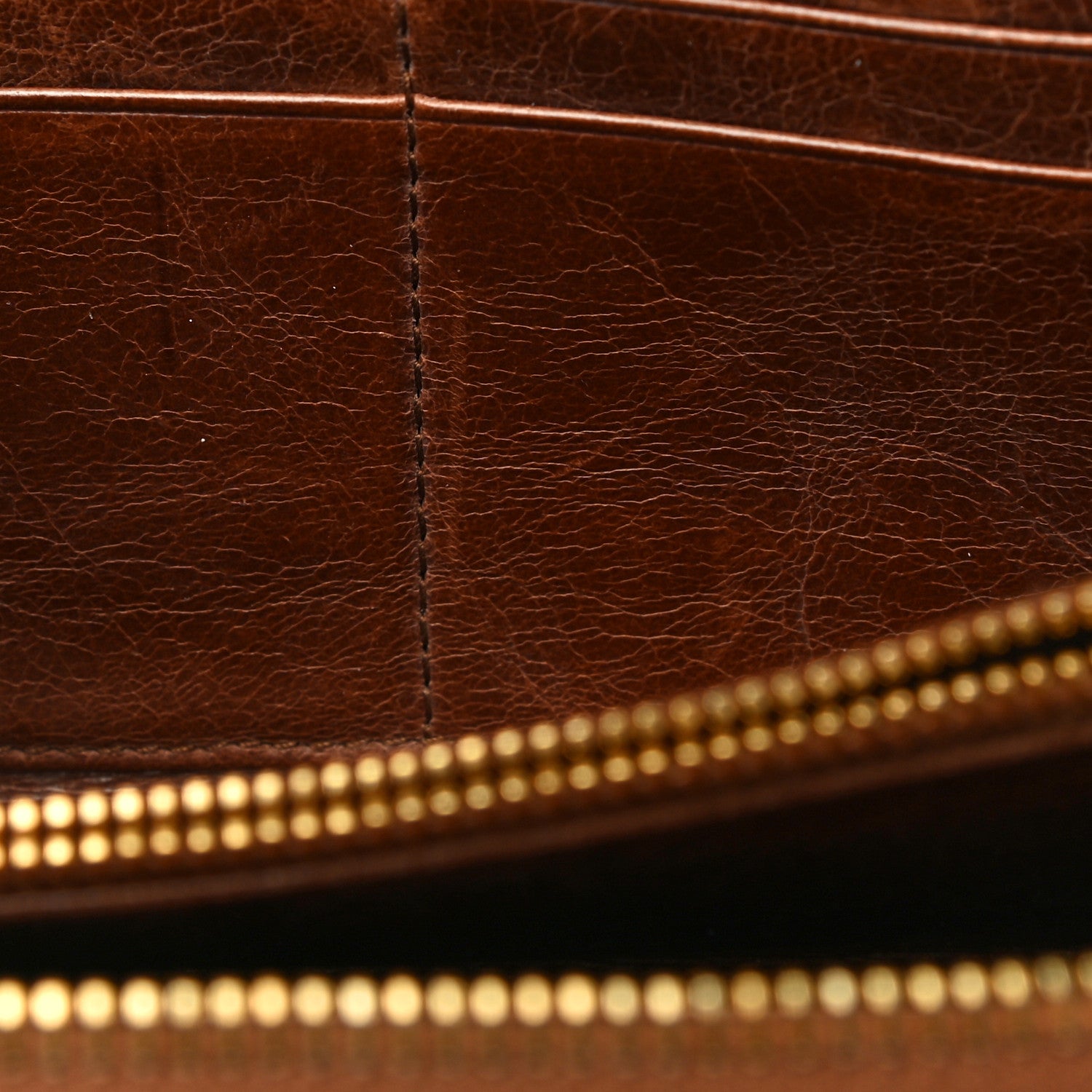 Miu Miu Matelasse Zip Around Wallet Brown 21 of 24