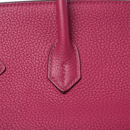Hermes Taurillon Clemence Birkin 35 Tosca 27 of 36