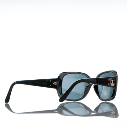 Chanel Enamel CC Sunglasses 5101 Black 4 of 9