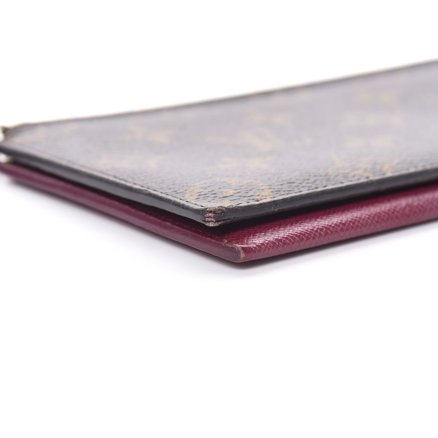 Louis Vuitton Monogram Pochette Felicie Chain Wallet Fuchsia 20 of 24