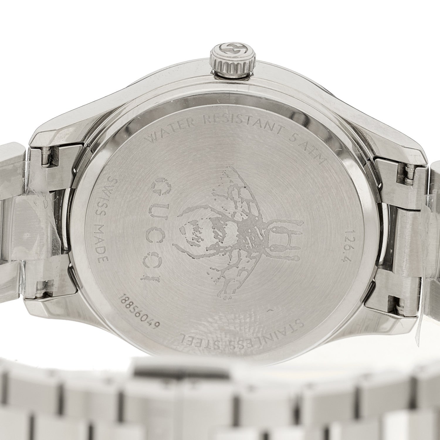 Gucci Stainless Steel 32mm G-Timeless Bee Quartz Watch Turquoise 4 of 5