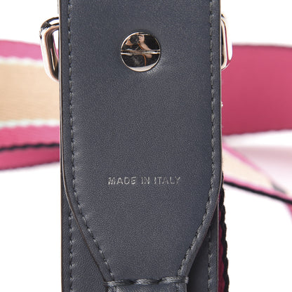 Fendi Woven Twill Calfskin FF Strap You Magenta Amido Multicolor 5 of 5