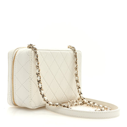 Chanel Lambskin Quilted Coco Click Bag White 3 of 11
