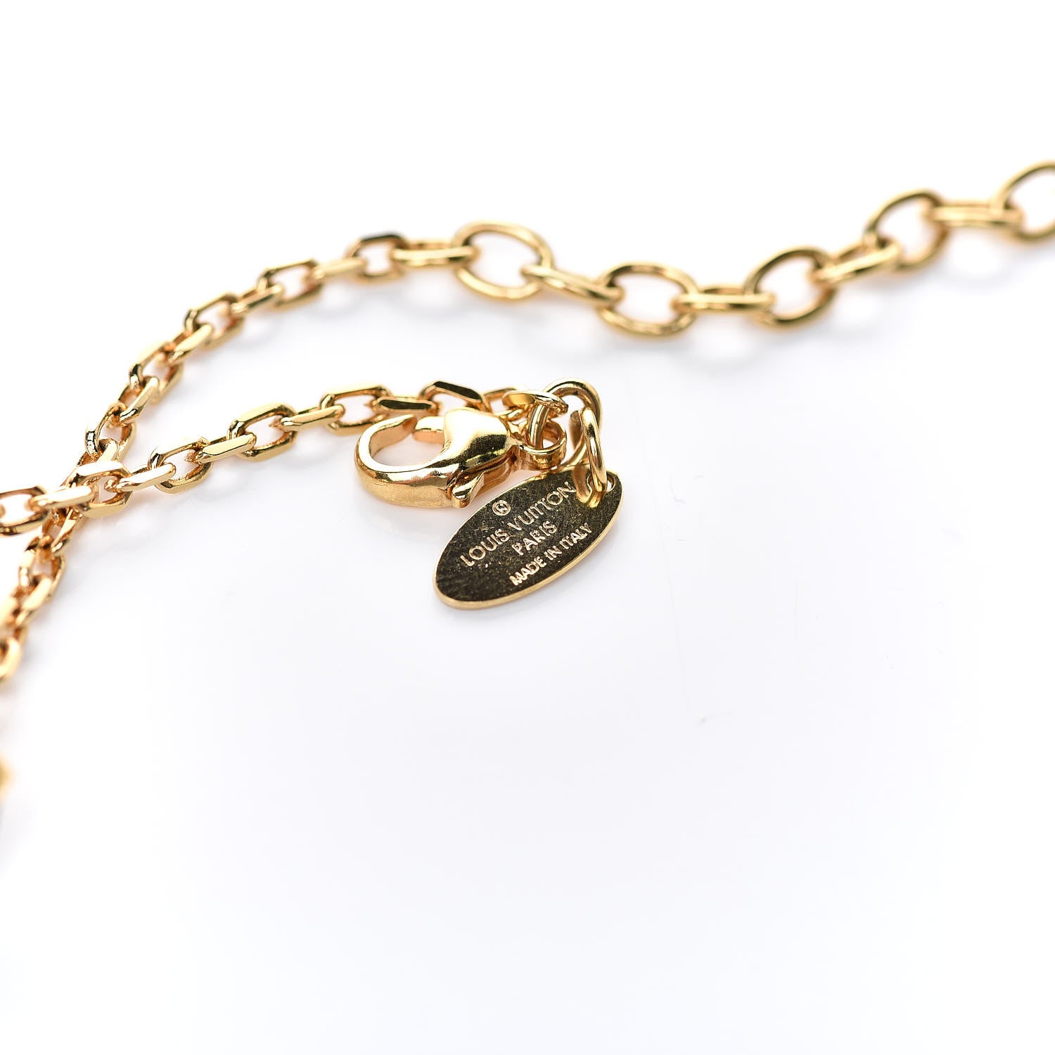Louis Vuitton Swarovski Gamble Bracelet Gold 4 of 4