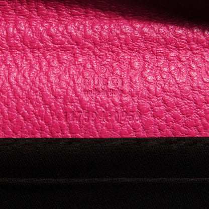 Gucci Calfskin Bamboo Bar Clutch Pink 6 of 6