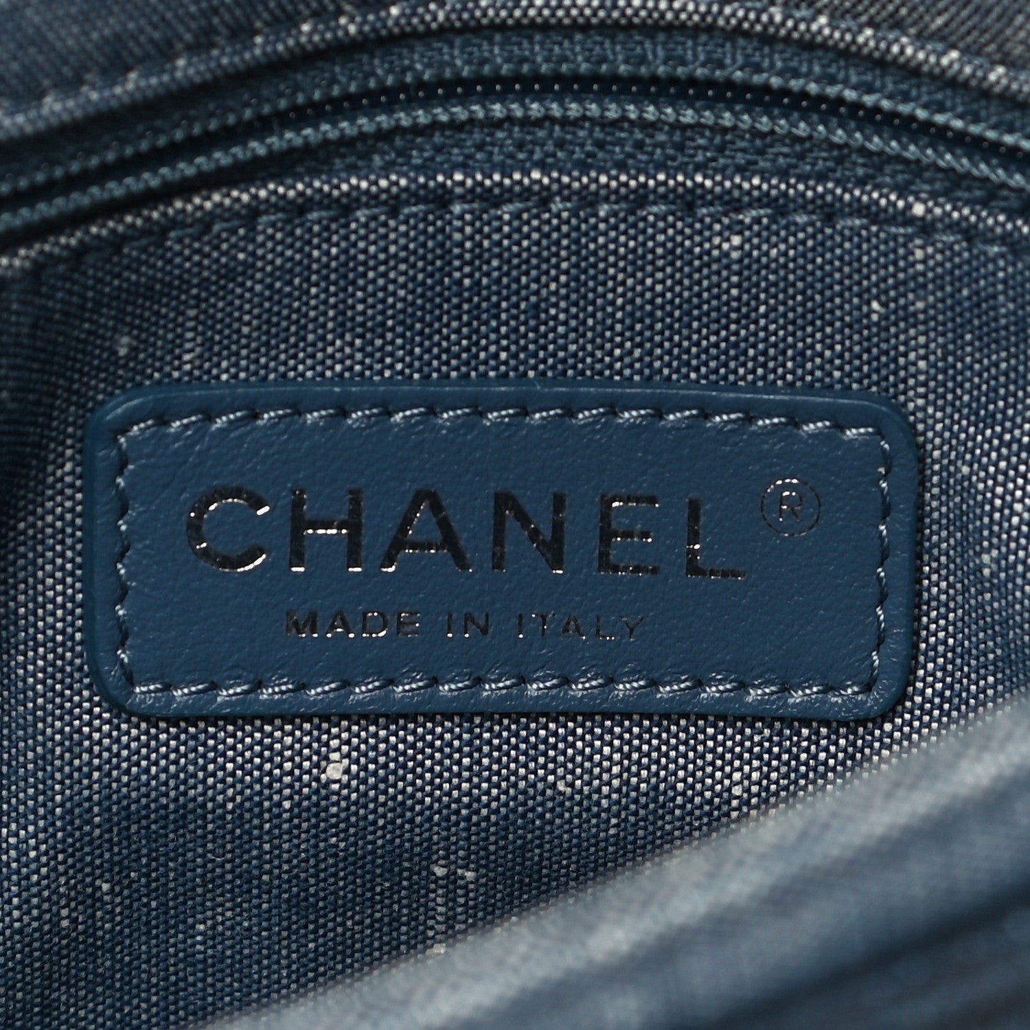 Chanel Denim Quilted Small Medallion Flap Blue 7 of 27