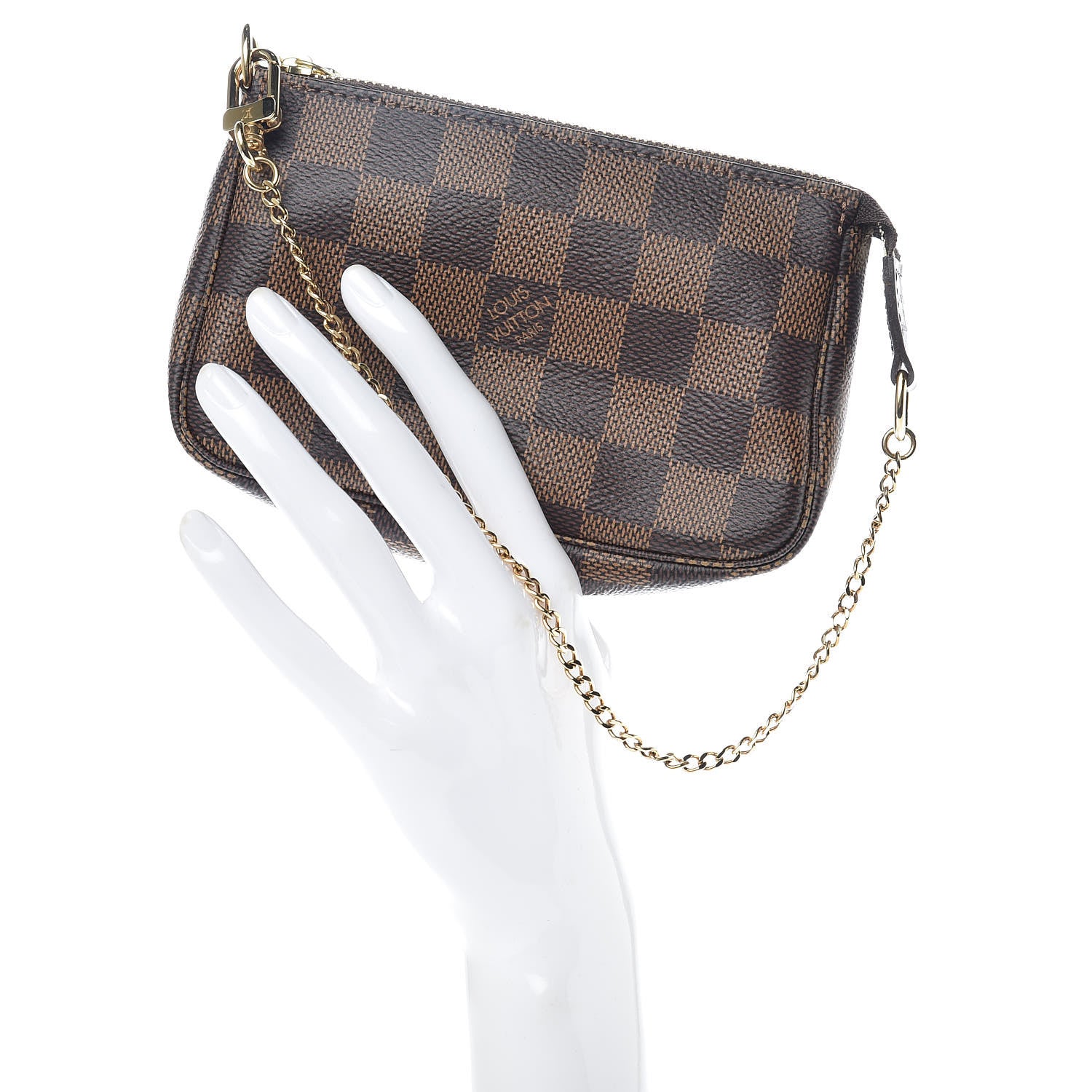 Louis Vuitton Damier Ebene Mini Pochette Accessories 2 of 7