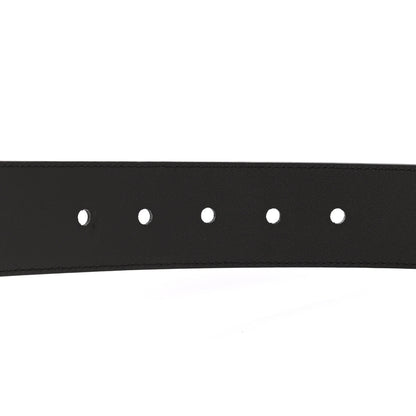 Gucci Monogram Dollar Calfskin 40mm Belt 85 34 Beige Ebony Testa di Moro 6 of 6