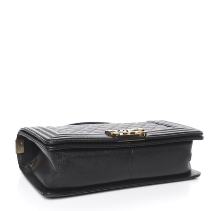Chanel Caviar Quilted Medium Boy Flap Black 4 of 10
