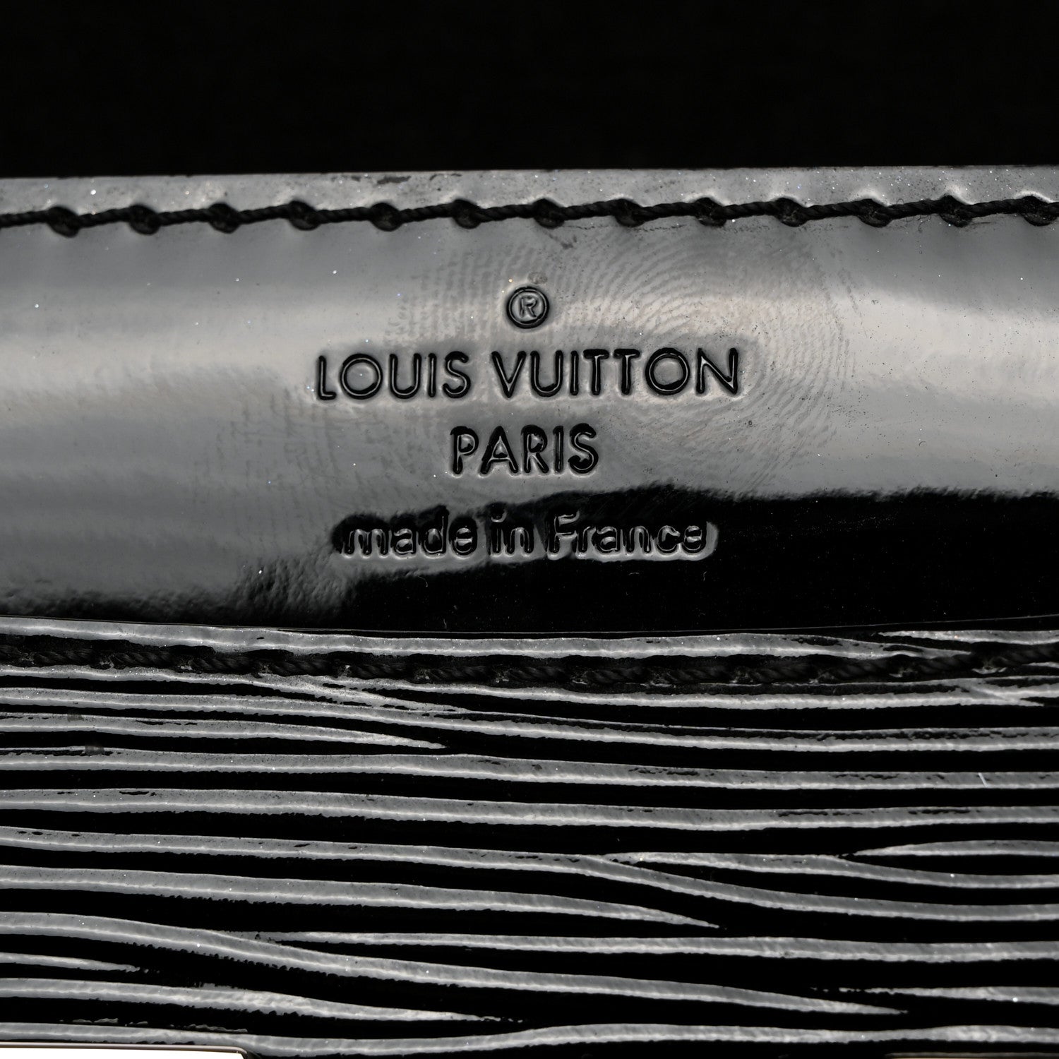 Louis Vuitton Electric Epi Louise Strap PM Black 6 of 10