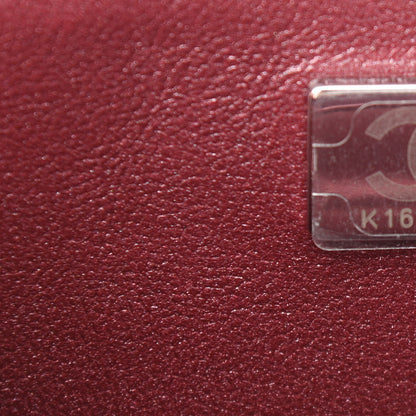 Chanel Iridescent Lambskin Quilted Mini Square Flap Burgundy 7 of 11
