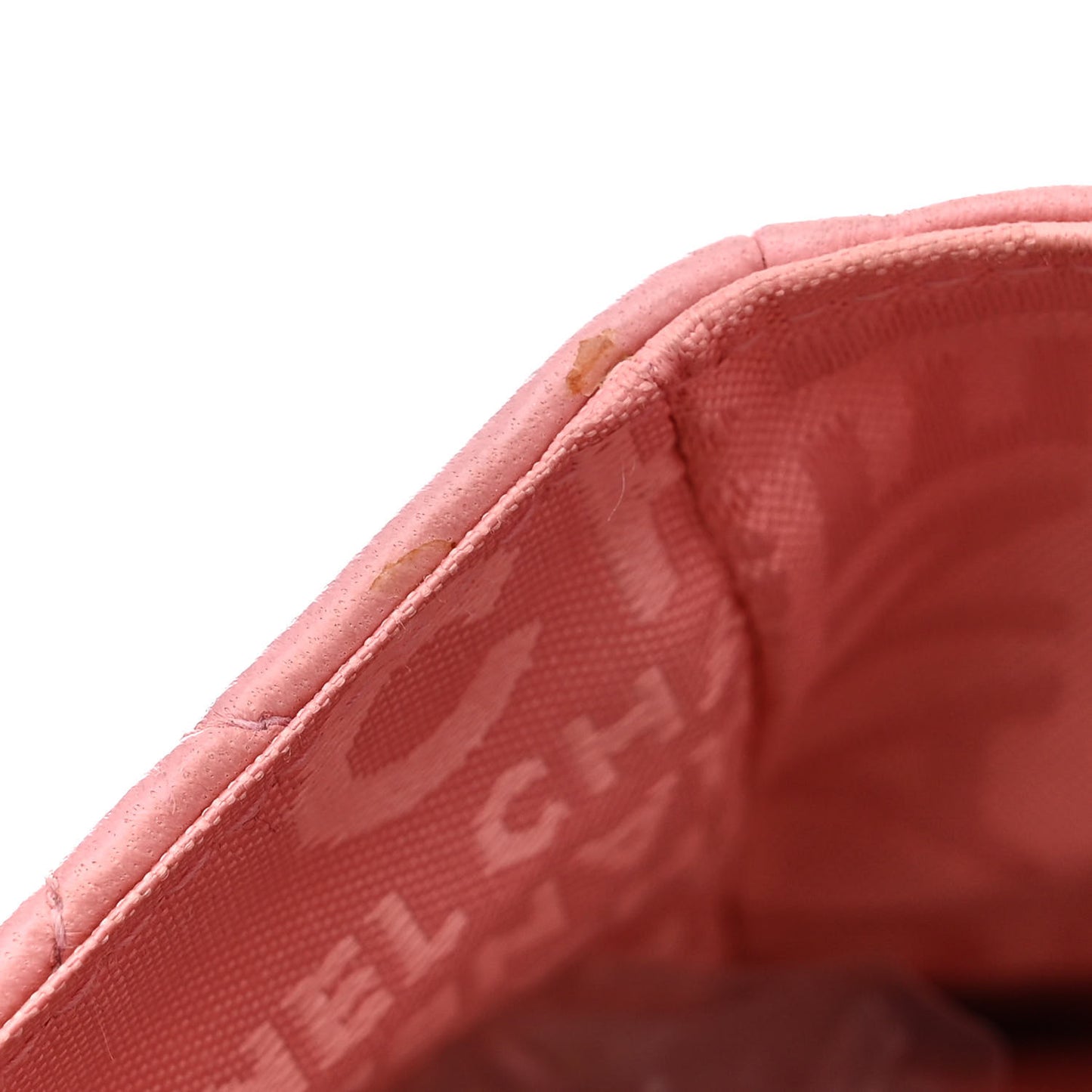 Lambskin Medium Heart Valentine Flap Pink