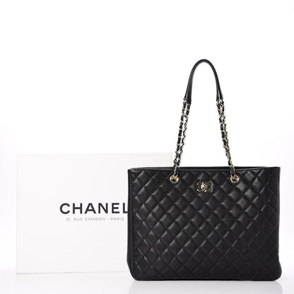 Chanel Caviar Quilted Large Shopping Tote Black 8 of 8