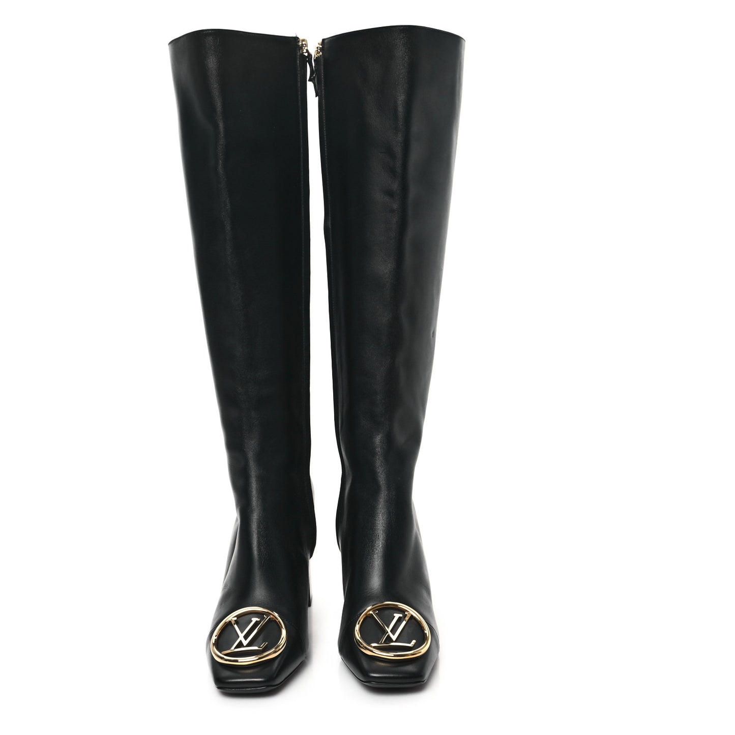 Calfskin Madeleine Knee Boots 39 Black
