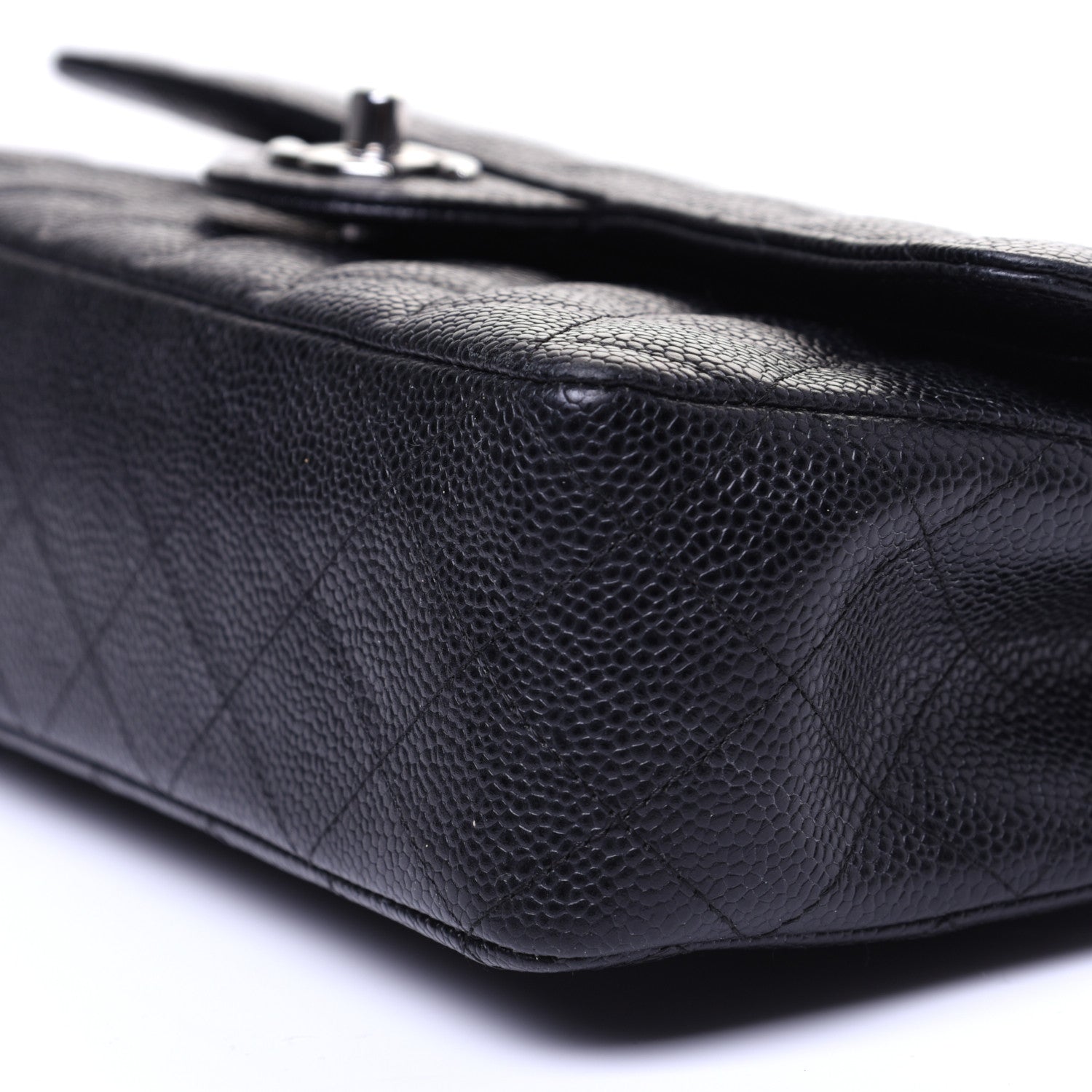 Chanel Caviar Quilted Medium Double Flap Black 6 of 14