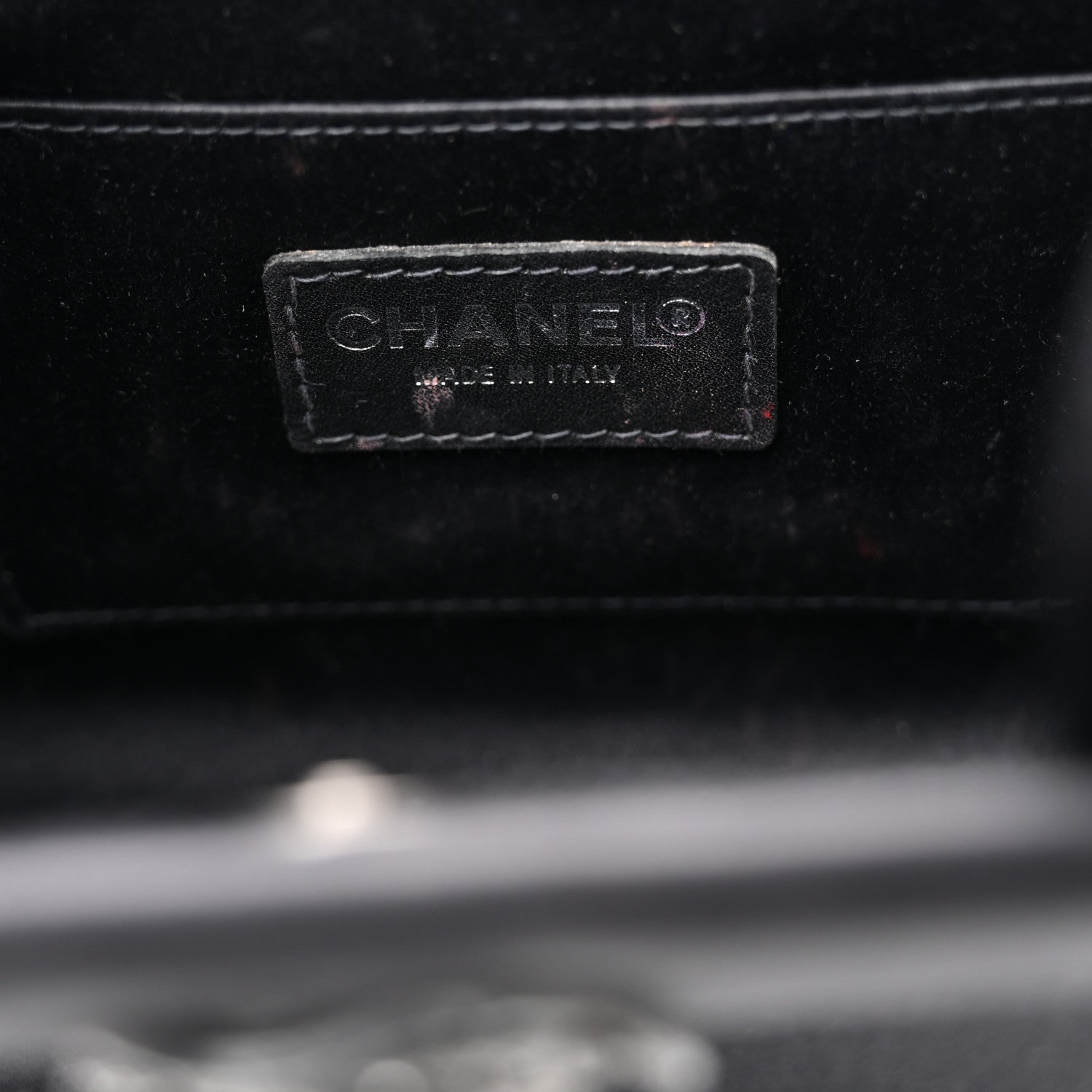 Chanel Satin Crystal Evening Bag Black Black 6 of 11