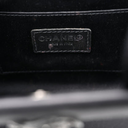 Chanel Satin Crystal Evening Bag Black Black 6 of 11