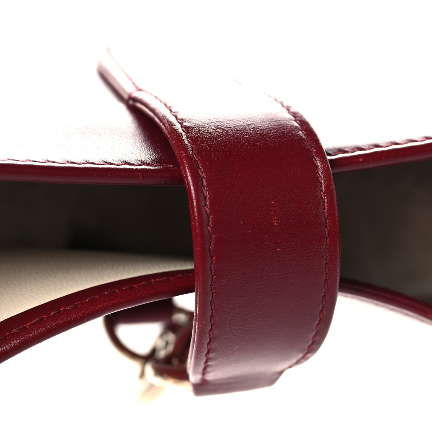 Ancora Calfskin Small Jackie Shoulder Bag Rosso