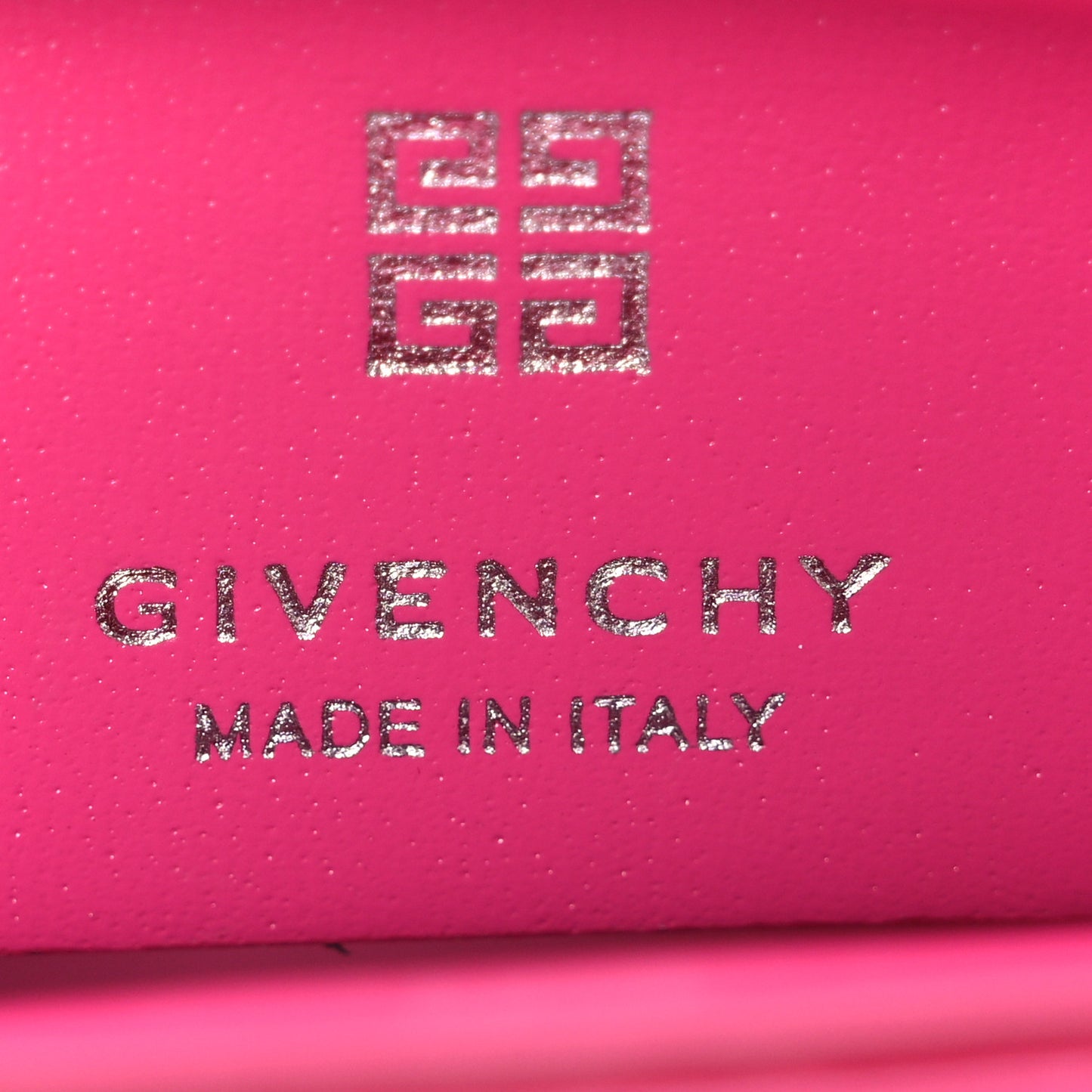 Shiny Lord Calfskin Micro Antigona Neon Pink