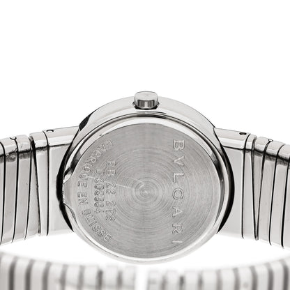 Bulgari Stainless Steel Diamond 26mm Tubogas Quartz Watch Black 4 of 4