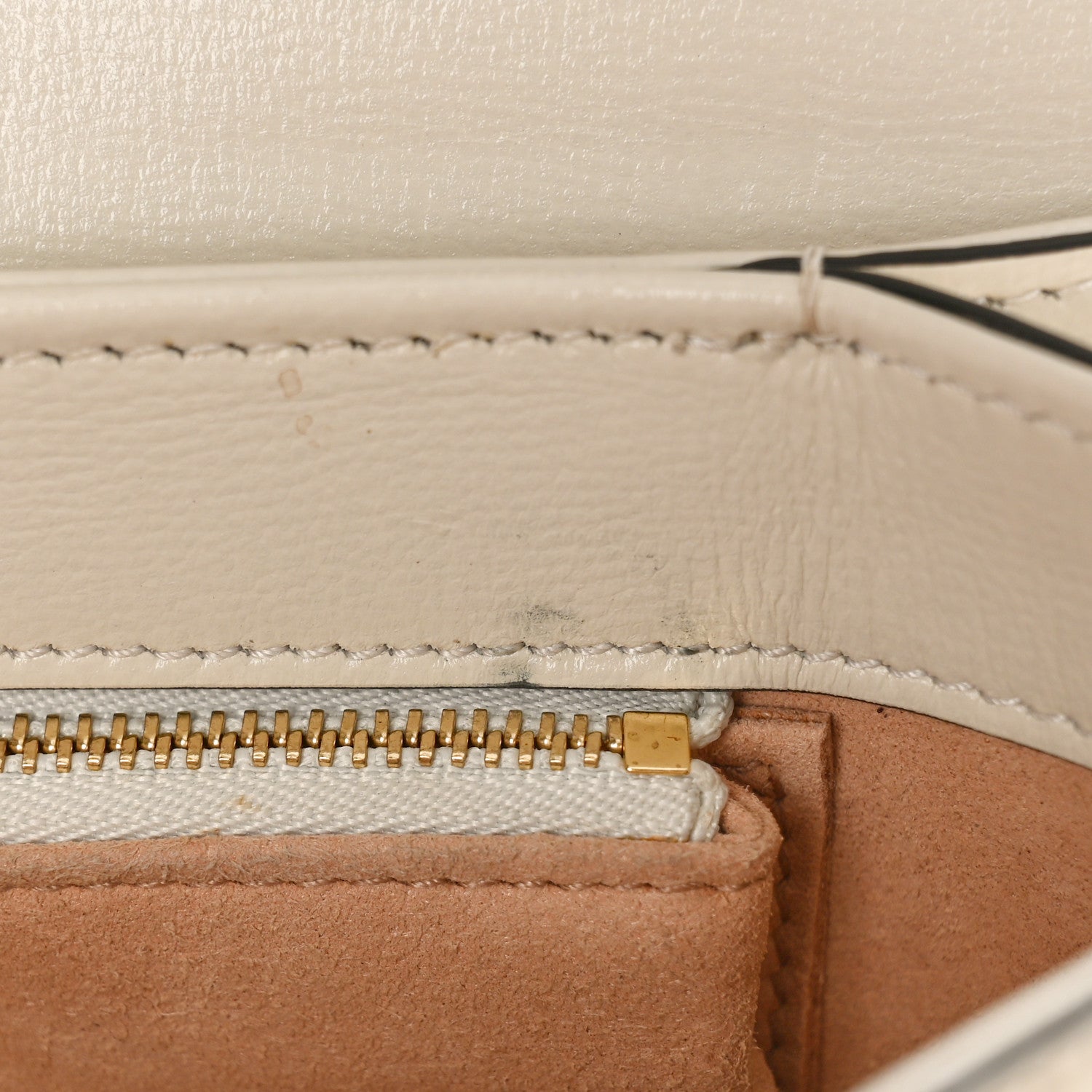 Gucci GG Supreme Monogram Horsebit 1955 Shoulder Bag Beige Mystic White 7 of 11