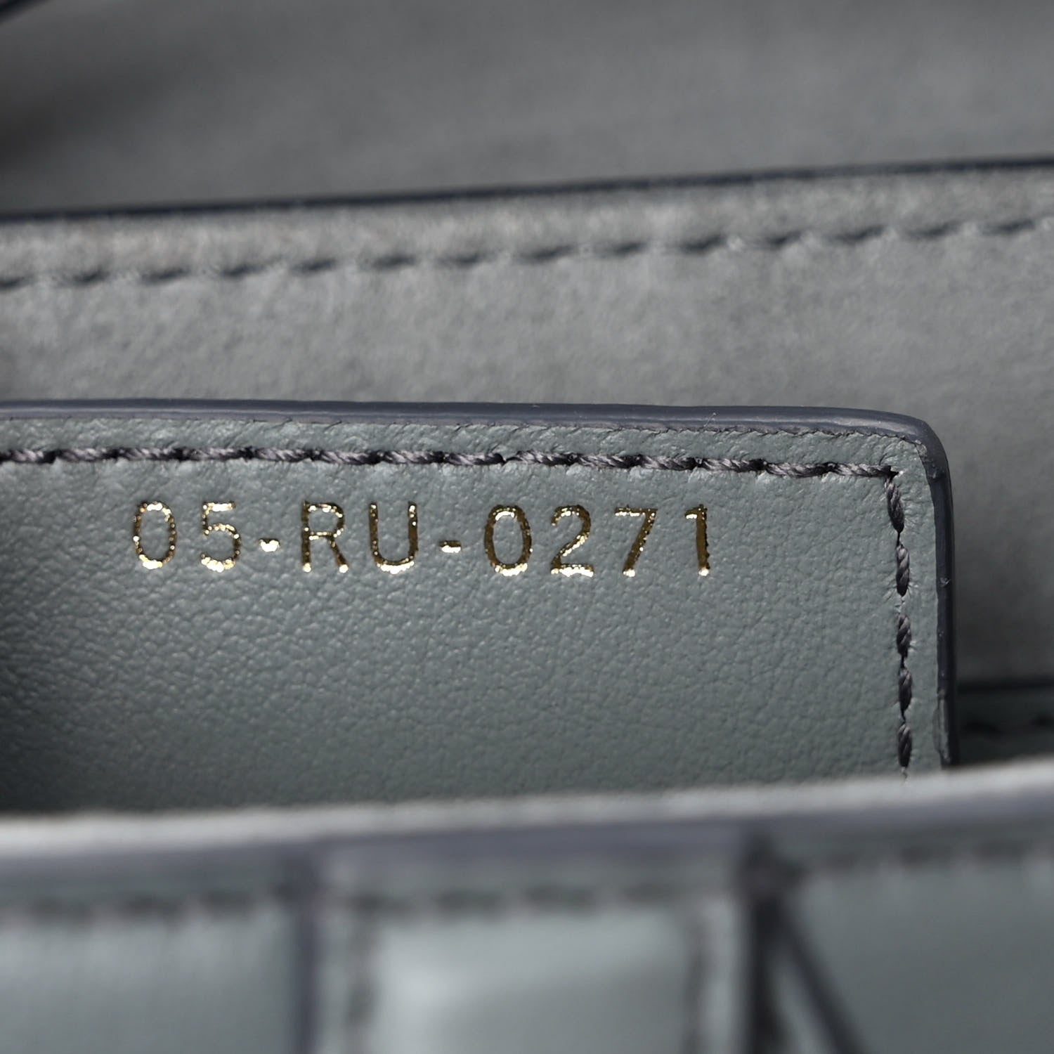 Christian Dior Gradient Calfskin Saddle Bag Gris 7 of 9