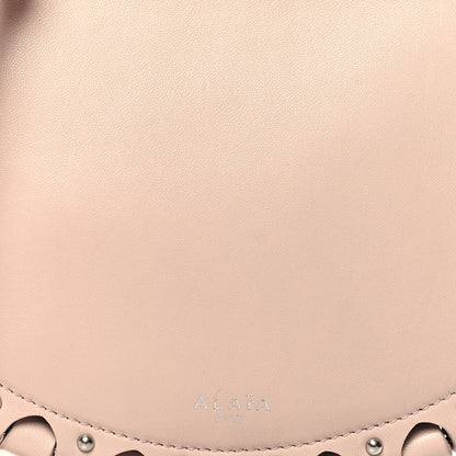 Alaia Lambskin Studded Chain Demi Lune Bag Galet 7 of 9
