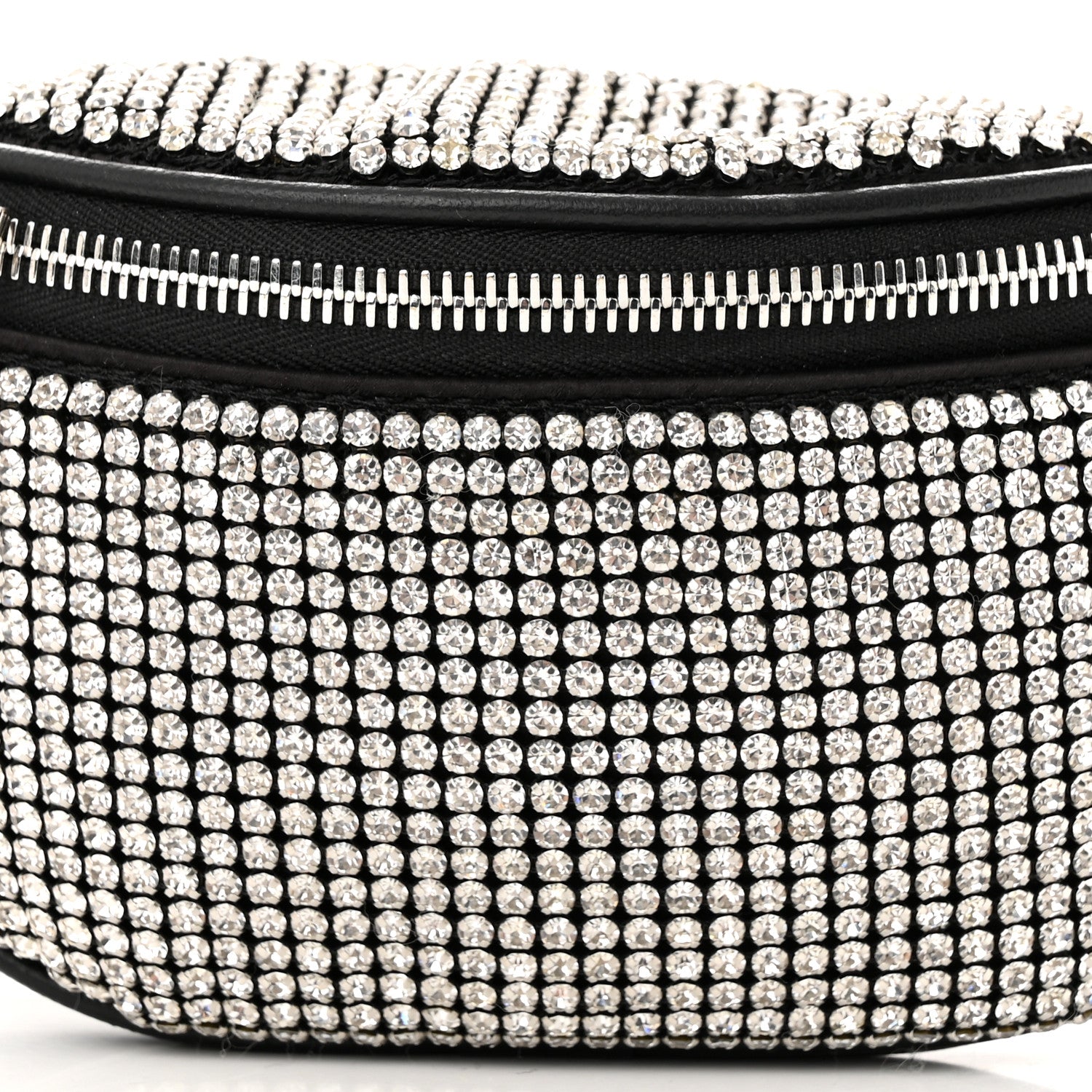 Alexander Wang Rhinestone Mesh Mini Attica Belt Bag Black 7 of 10