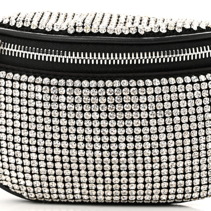 Alexander Wang Rhinestone Mesh Mini Attica Belt Bag Black 7 of 10