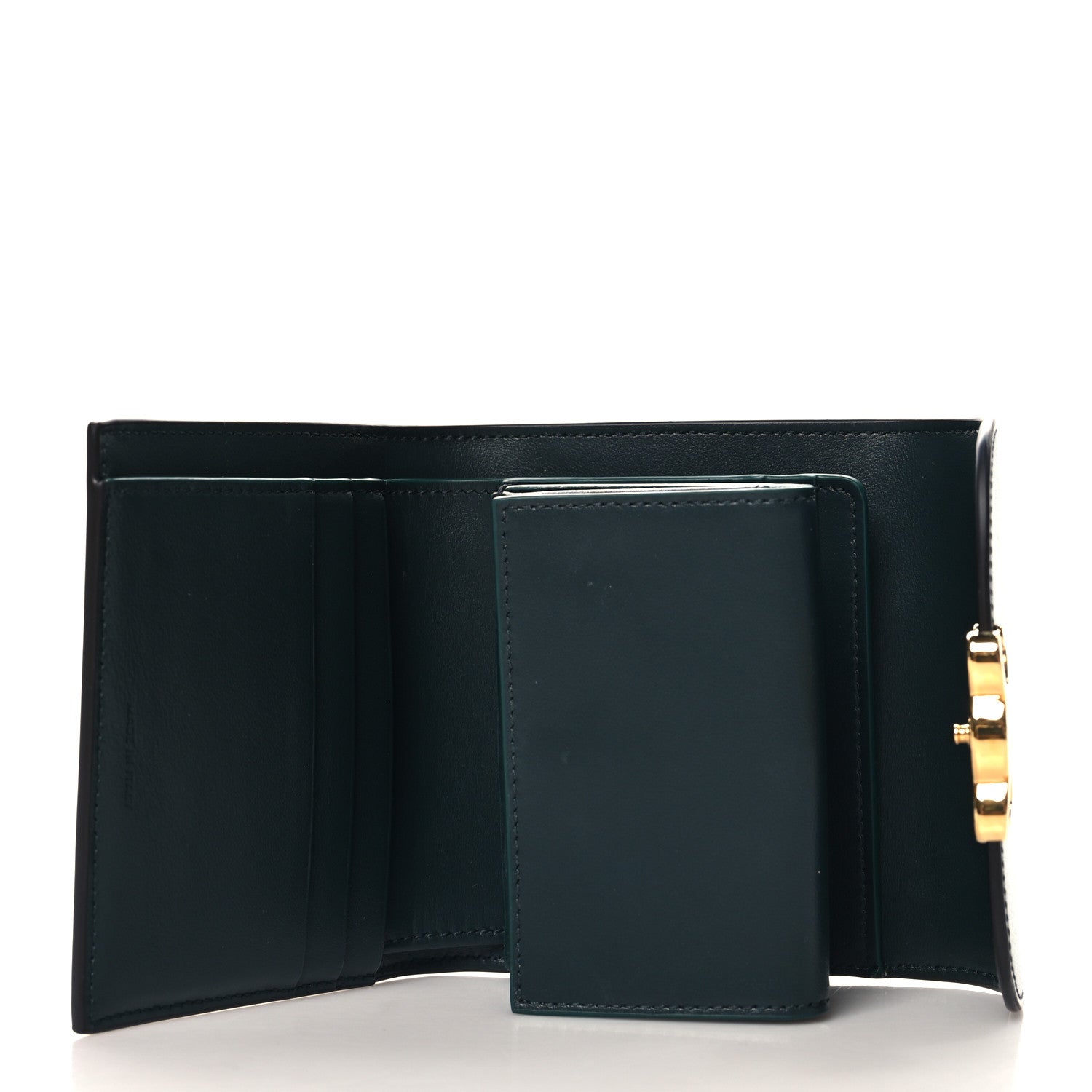 Celine Shiny Calfskin Small Triomphe Wallet Amazone 5 of 8