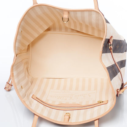 Louis Vuitton Monogram Rayures Neverfull MM 8 of 9