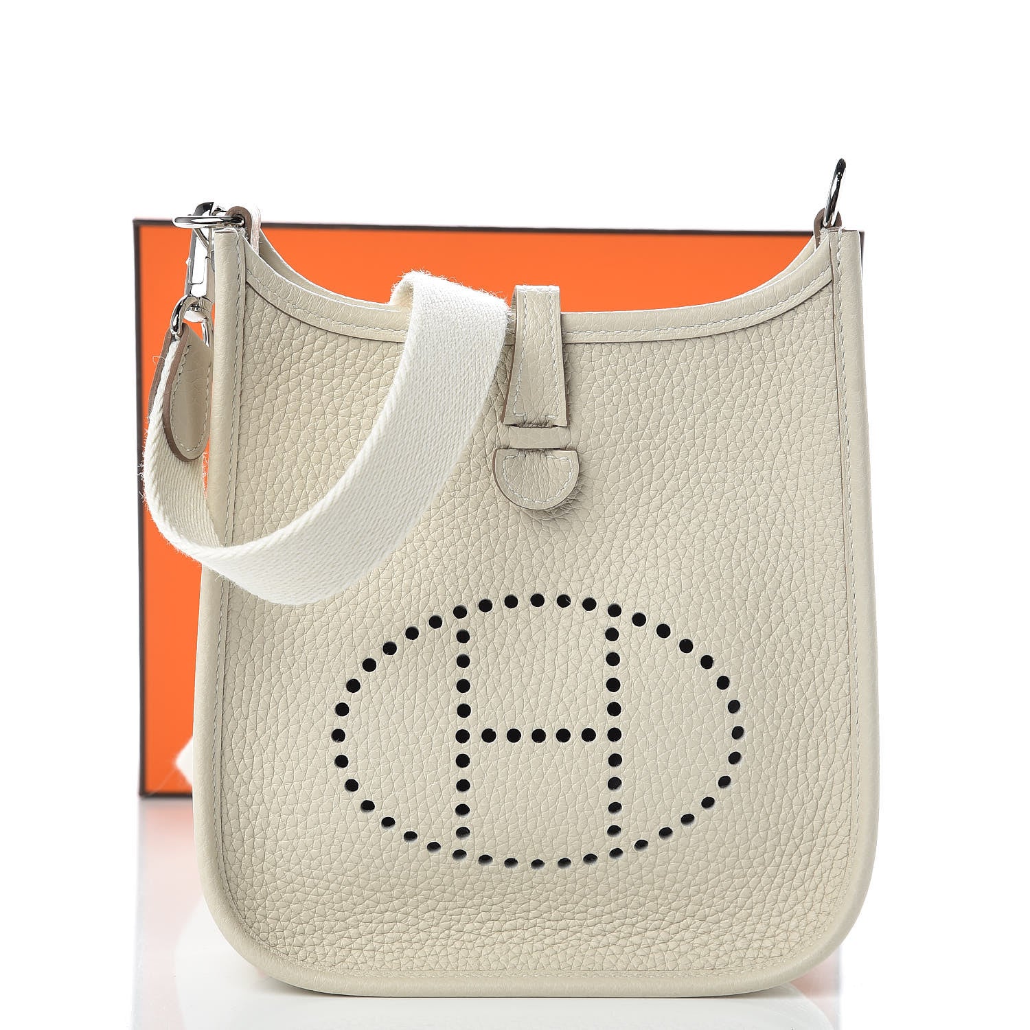 Hermes Taurillon Clemence Amazone Evelyne TPM Beton 11 of 11