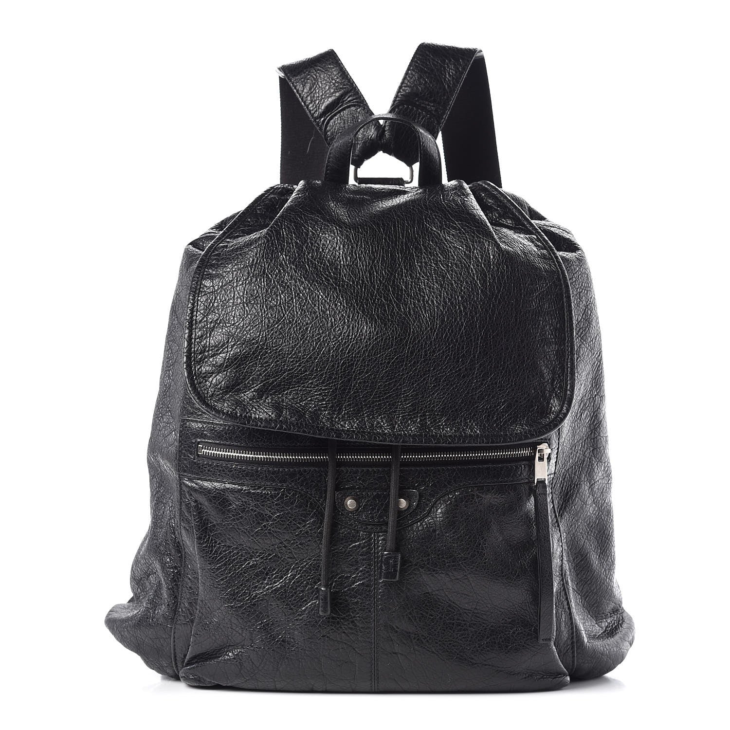 Balenciaga Agneau Classic Hardware S Traveler Backpack Black 1 of 8
