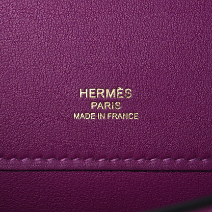 Hermes Swift Kelly Cut Clutch Pochette Anemone 6 of 11