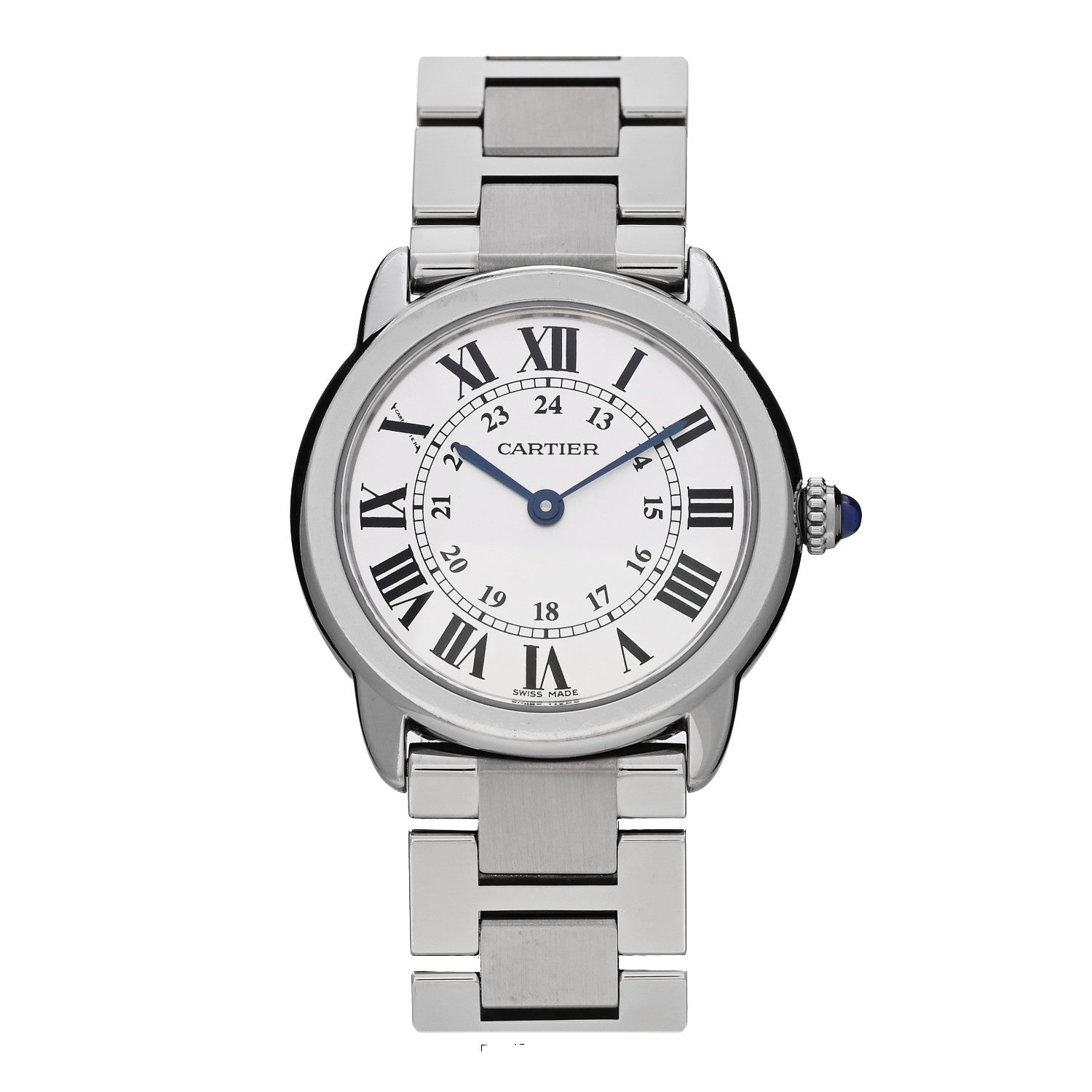 Cartier Stainless Steel 29mm Ronde Solo Quartz Watch 1 of 4