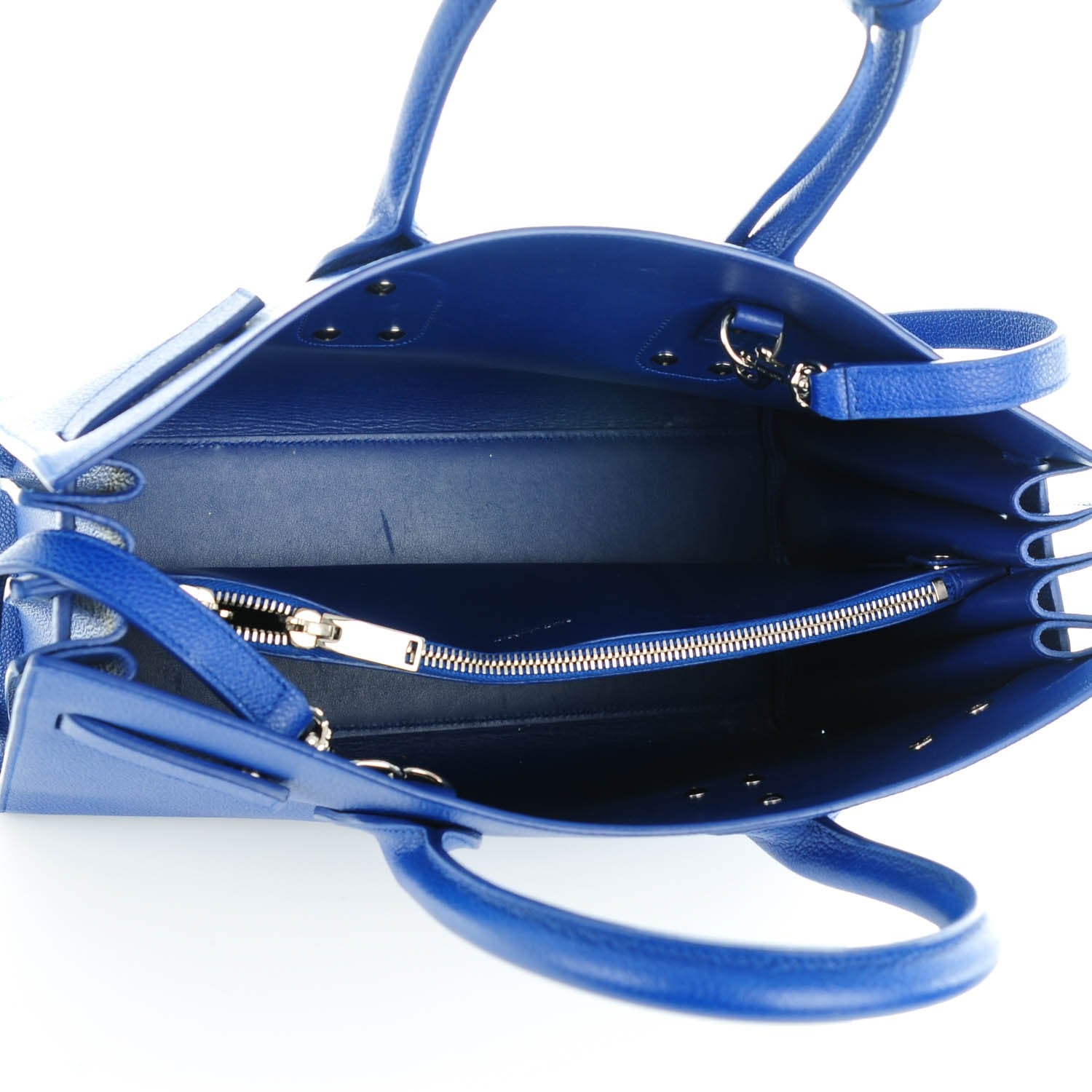 Saint Laurent Grained Calfskin Small Sac De Jour Outremer 6 of 9