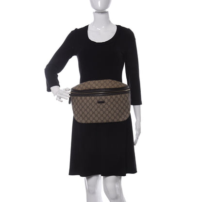 Gucci GG Supreme Monogram Belt Bag Dark Brown 2 of 14