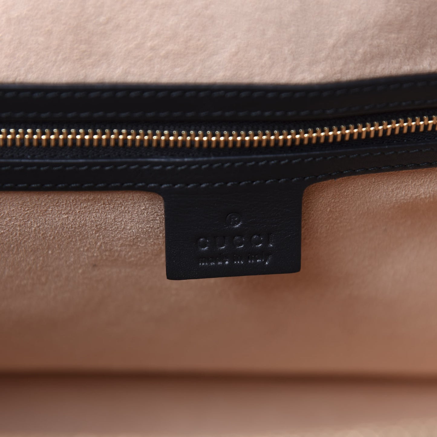 Suede Patent GG Web Medium Ophidia Tote Bag Black