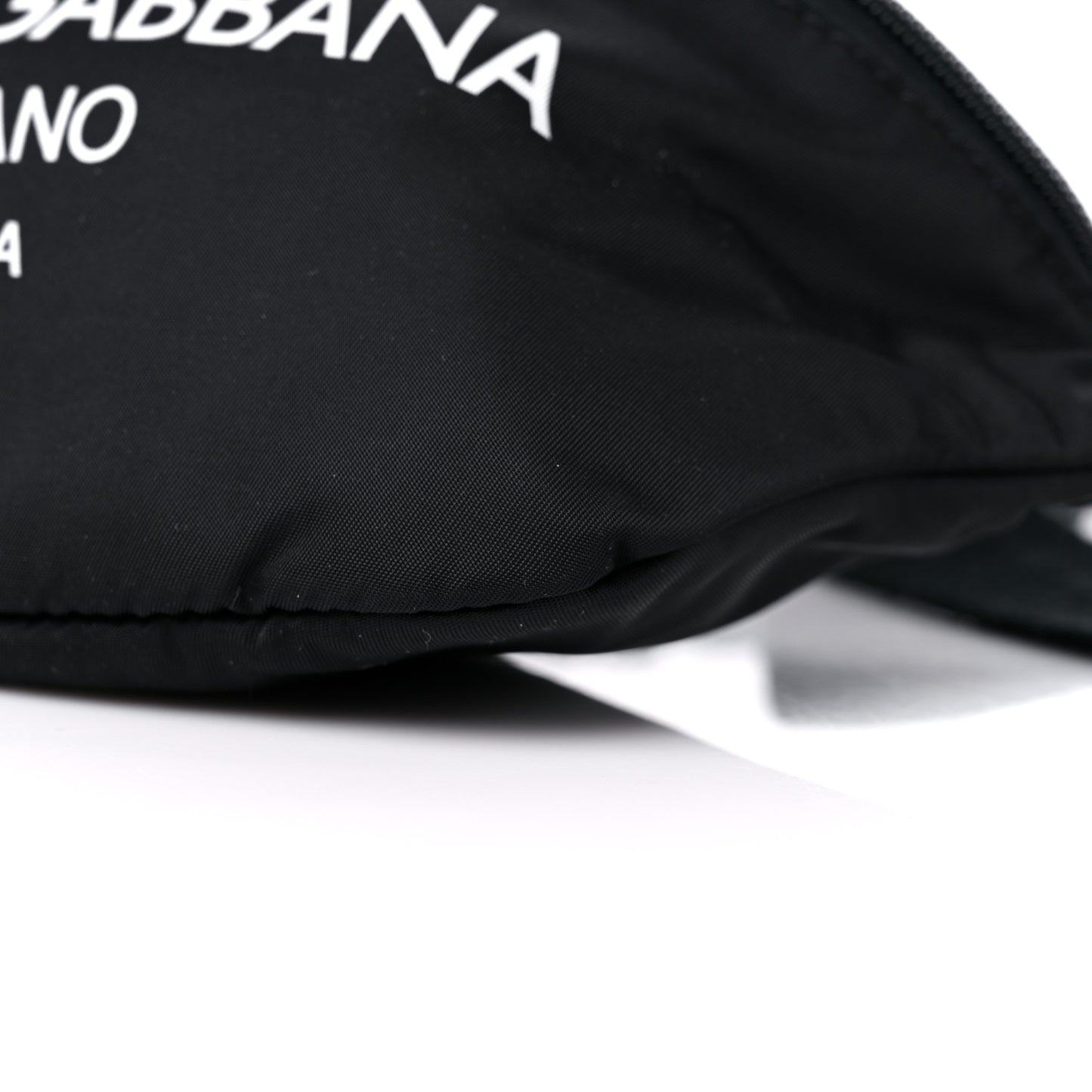 Nylon Logo Belt Bag Black